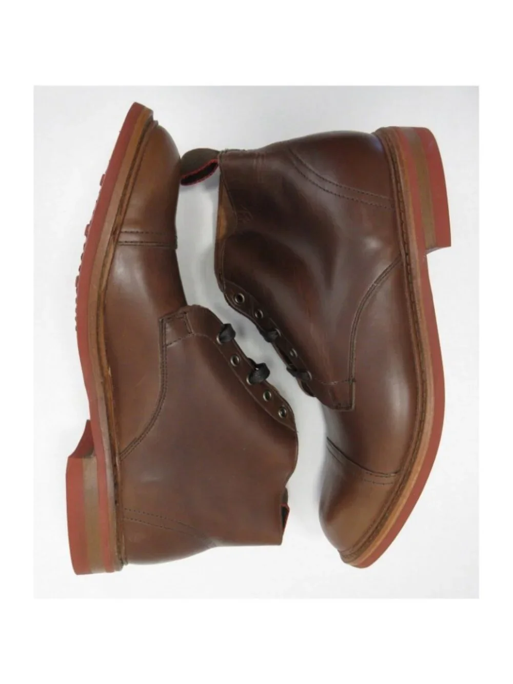 Allen Edmonds Boots 11 D Patton Weatherproof Leather Cap Toe Chukka
